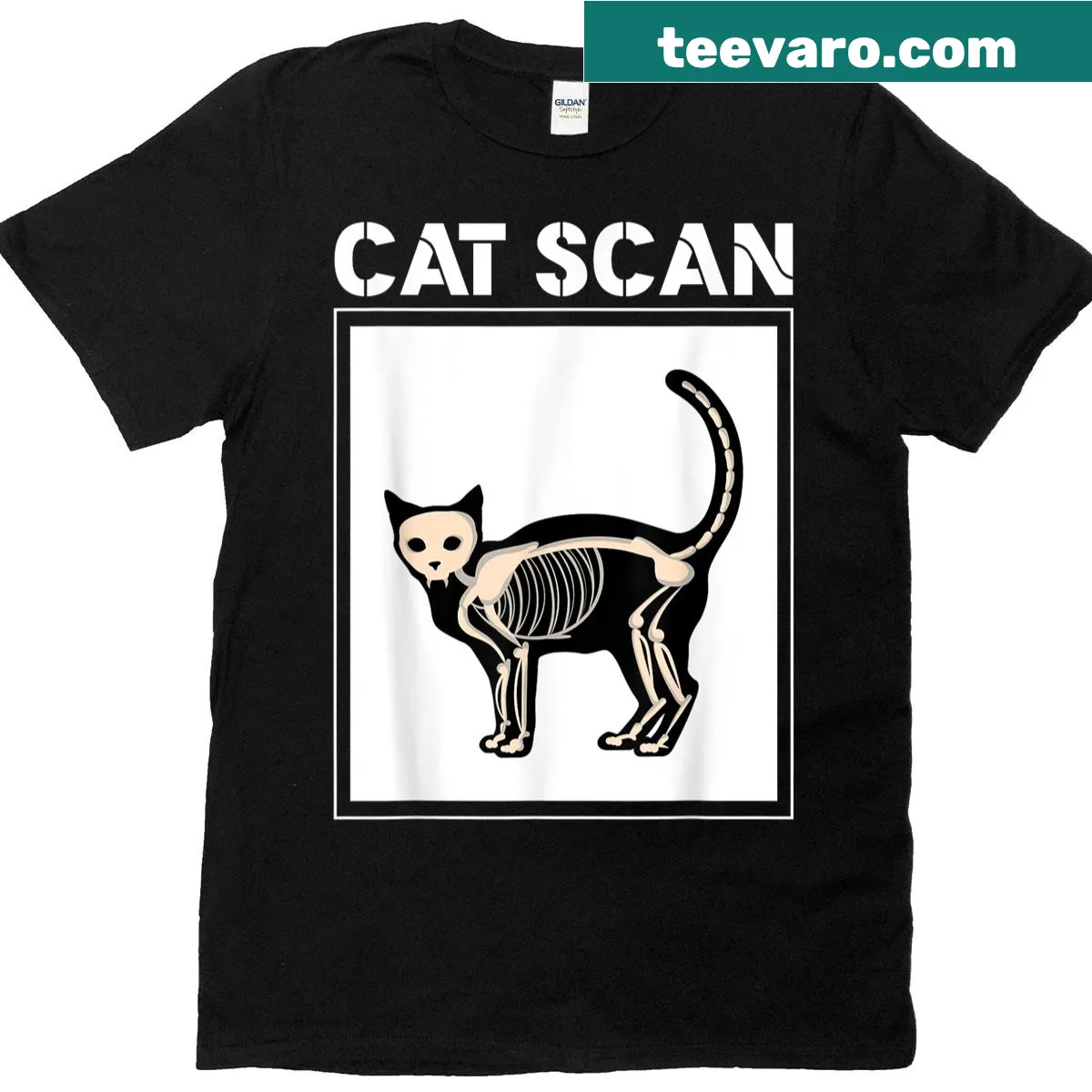 T-shirt with playful design celebrating cat lovers — on a men's t-shirt