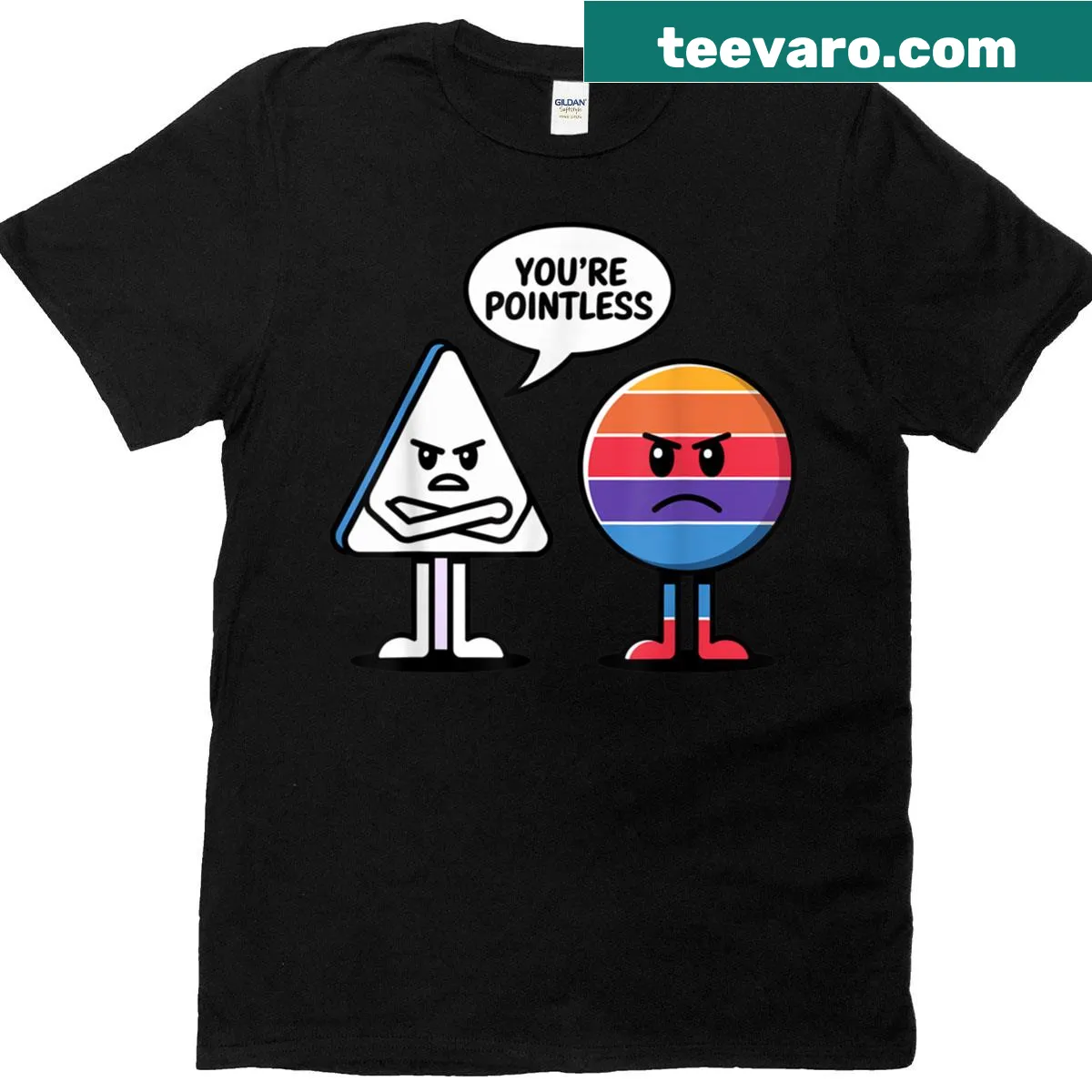 Humorous text t-shirt featuring a sarcastic math joke — on a men's t-shirt