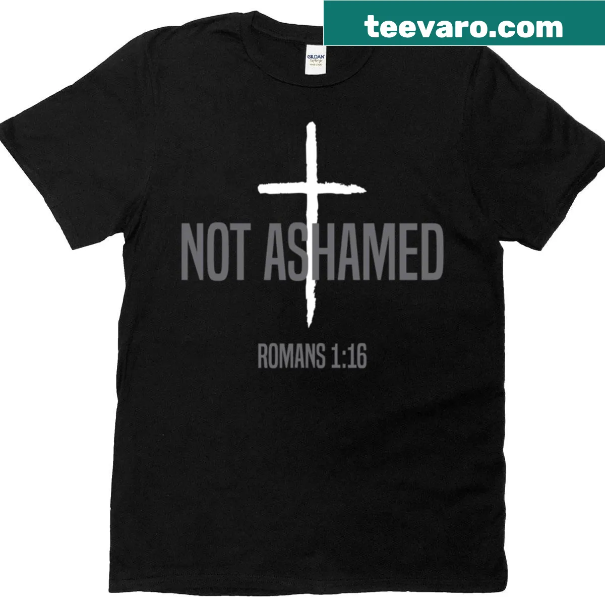 Classic T-shirt displaying the message about pride in the gospel — on a men's t-shirt