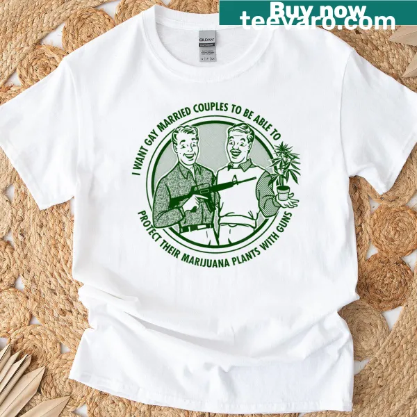 Supportive T-shirt advocating for LGBTQ+ rights and marijuana protection