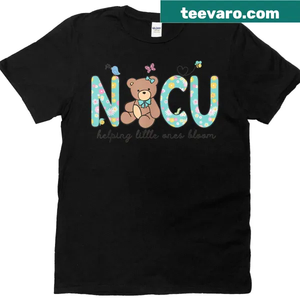 Heartwarming NICU nurse t-shirt featuring a bear design