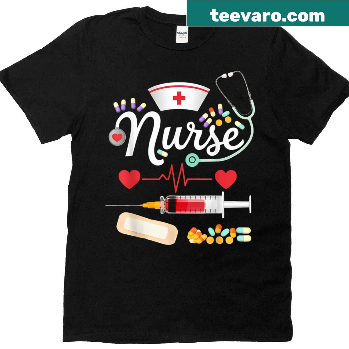 Funny Nurse Life T-shirt for Nurses Week 2025 — on a men's t-shirt