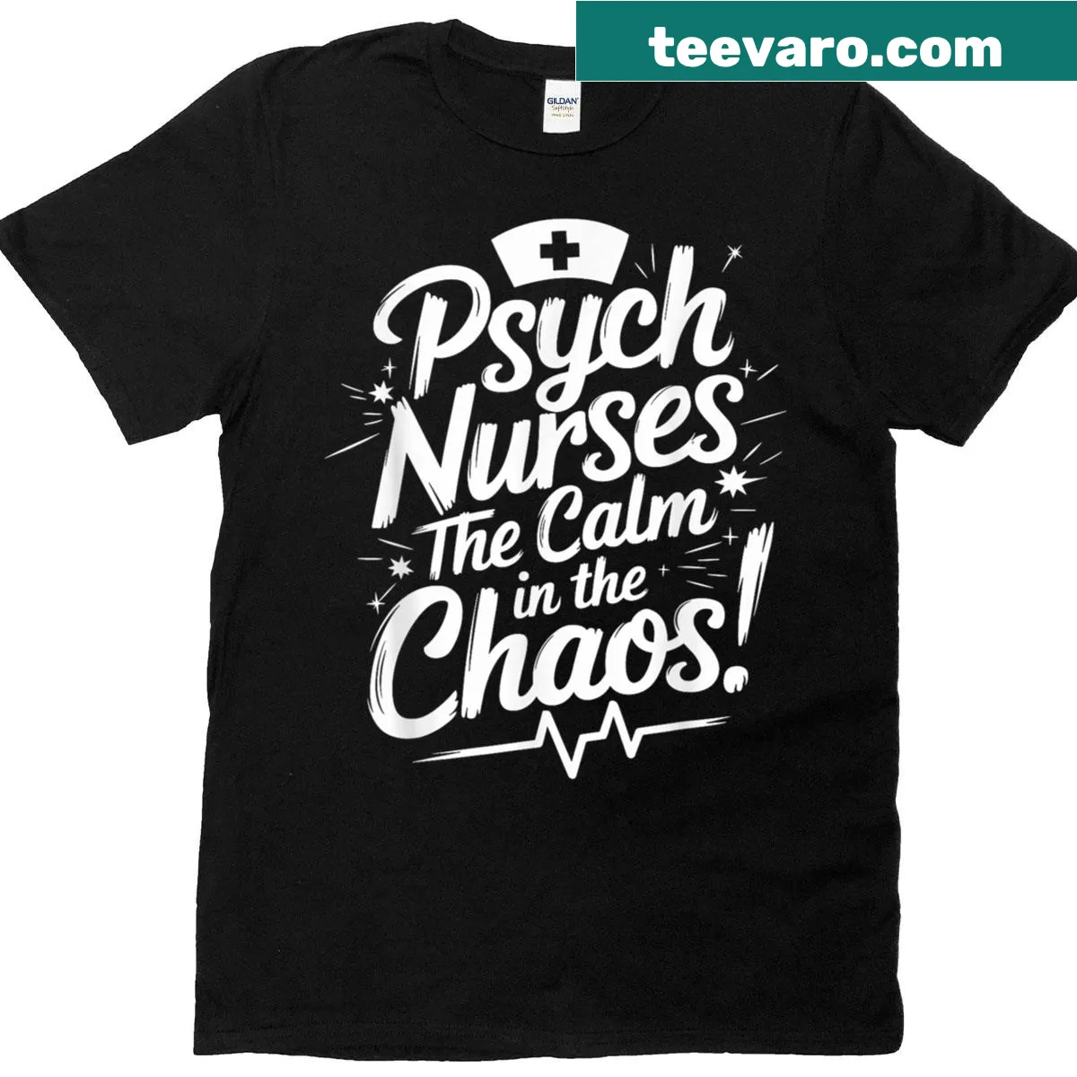 Quote t-shirt for psychiatry nurses — on a men's t-shirt