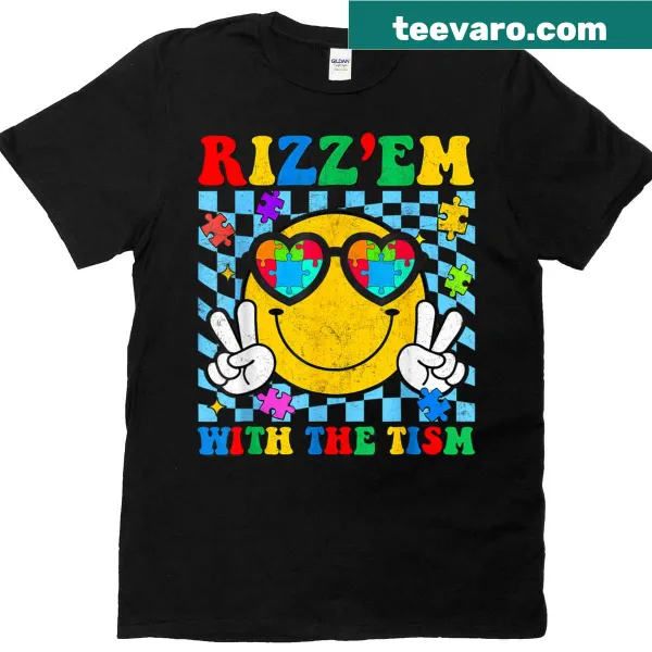 Cartoon character with a smile promoting autism awareness for kids