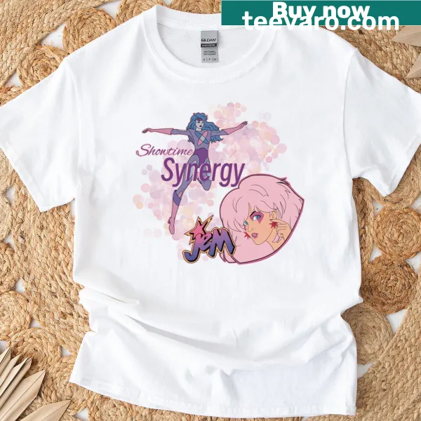 Vintage design T-shirt featuring Jem logo