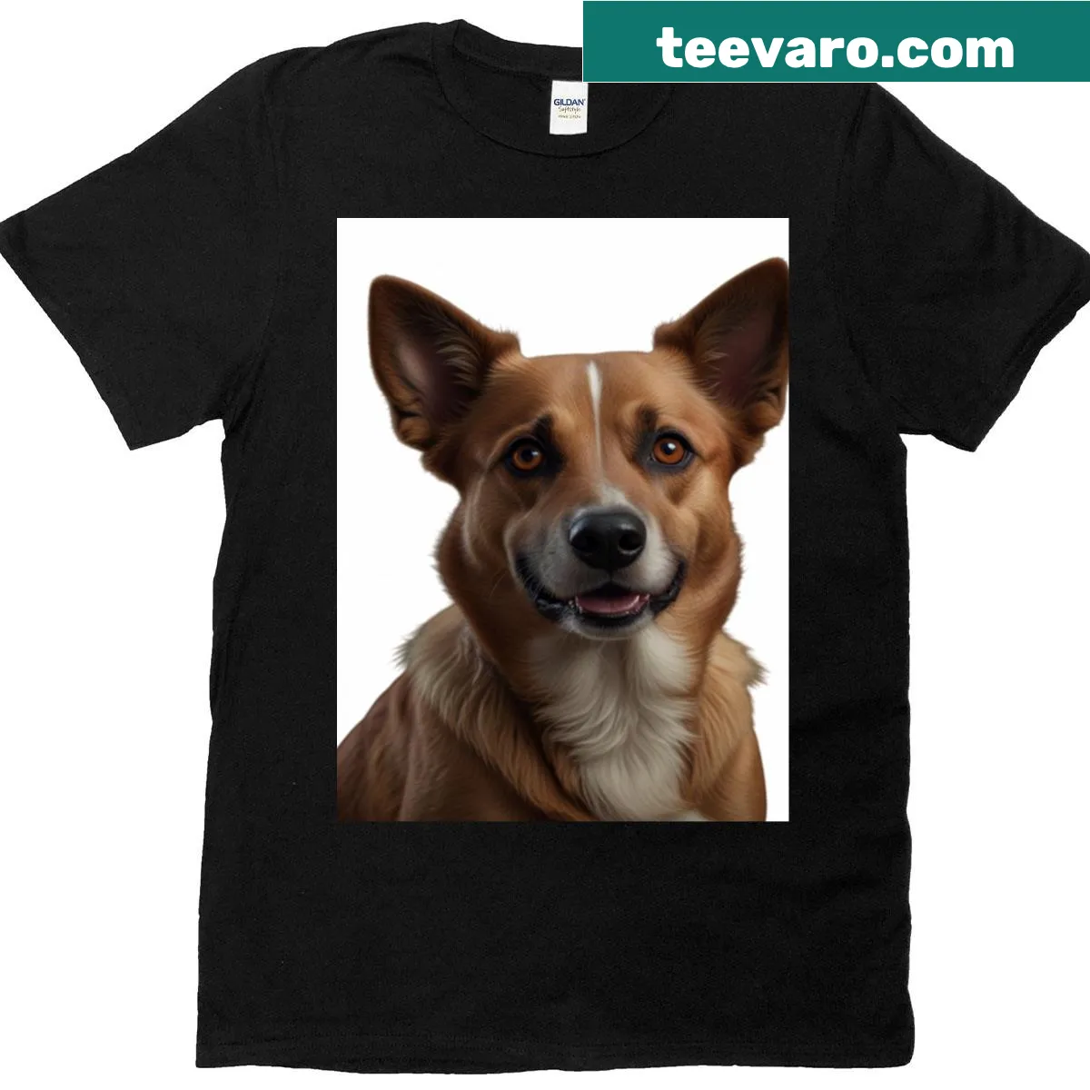 Wholesome t-shirt with a saying about dogs — on a men's t-shirt