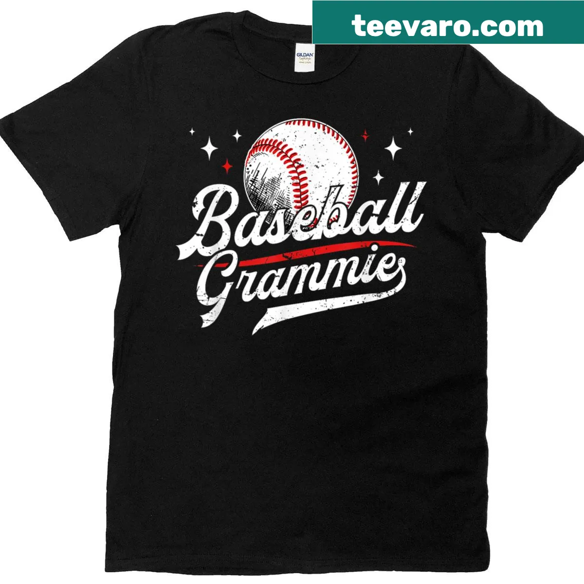 Baseball Grammie T-shirt celebrating a grandma's love for baseball — on a men's t-shirt