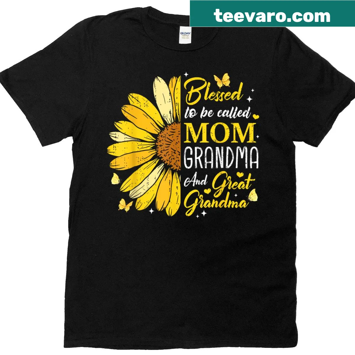 Heartwarming T-shirt for moms, grandmas, and great grandmas — on a men's t-shirt