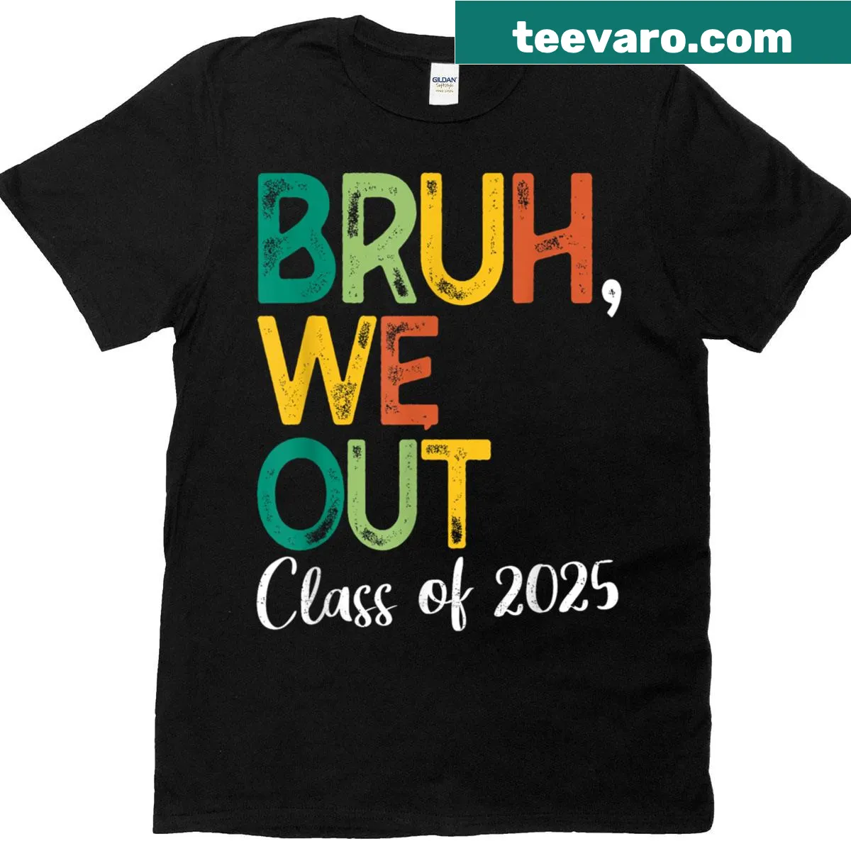 Funny last day of school t-shirt for Class of 2025 — on a men's t-shirt