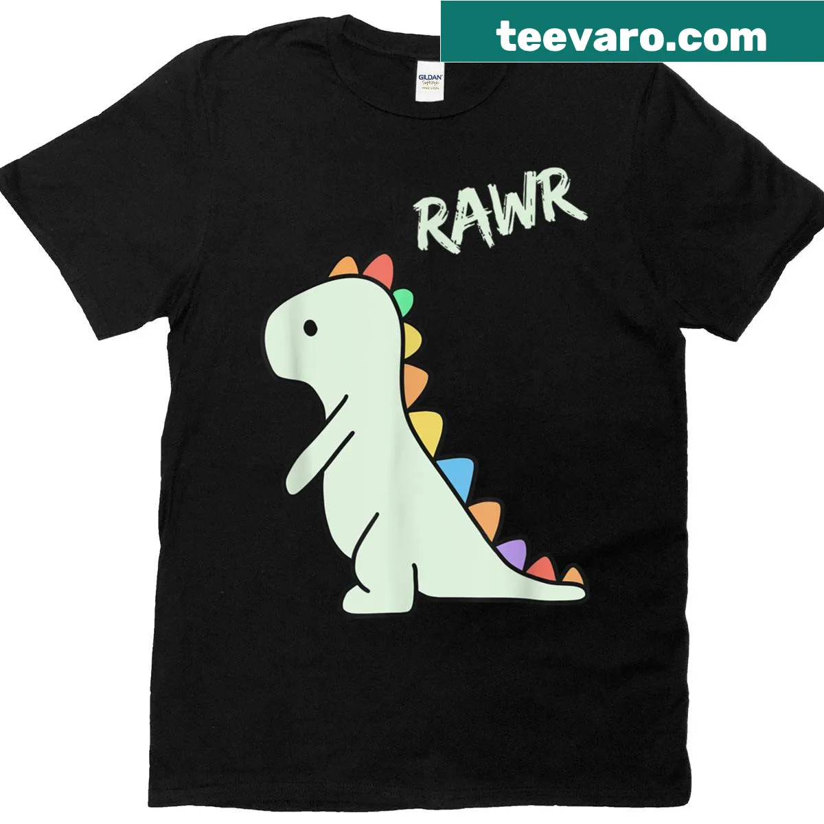 Cartoon-inspired graphic t-shirt with playful illustrations — on a men's t-shirt