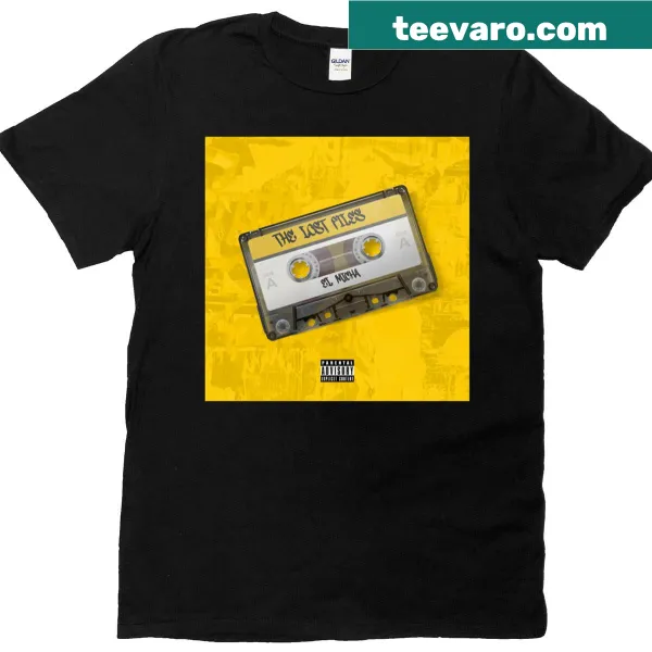 El Micha The Lost Files Album 2022 T-shirt with bold text