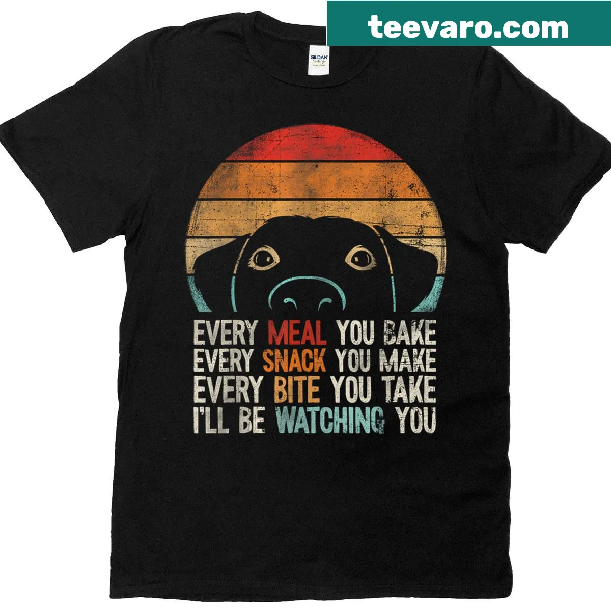 Funny Dog Lover t-shirt with humorous dog graphics — on a men's t-shirt