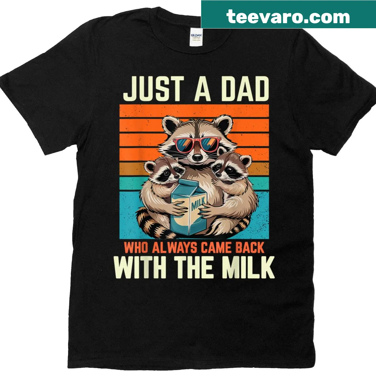 Wholesome T-shirt for dads celebrating fatherhood with humor — on a men's t-shirt