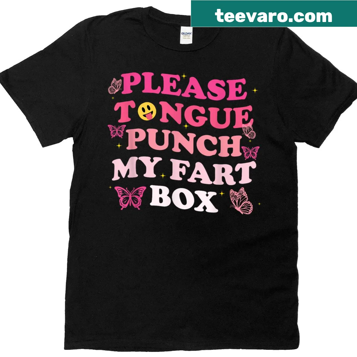 Edgy t-shirt with humorous and inappropriate text — on a men's t-shirt