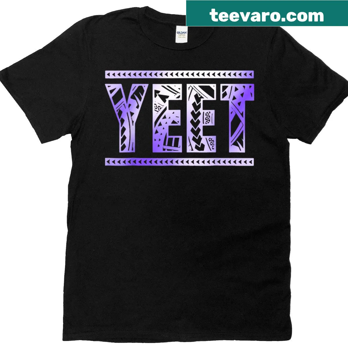 Funny retro Yeet saying graphic t-shirt — on a men's t-shirt