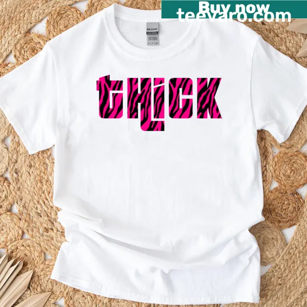 Empowering t-shirt with Thick And Thriving phrase for body positivity