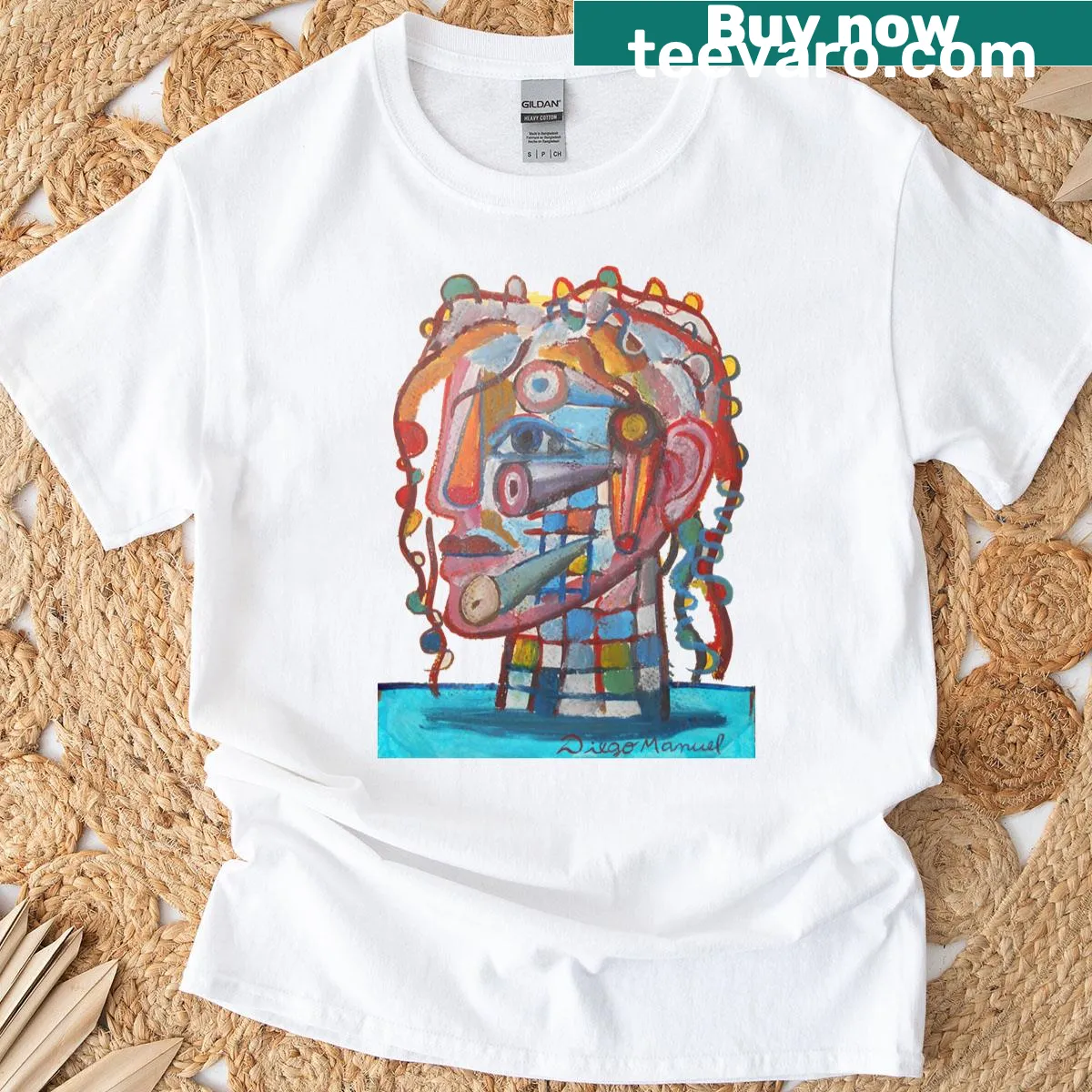 T-shirt with bold typography humorously stating 'Head' for women — on a men's t-shirt