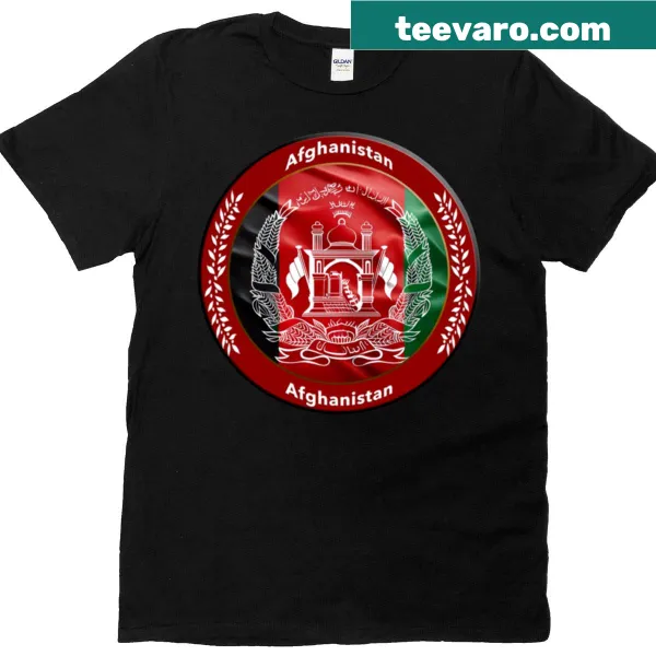 Illustration representing Afghan culture on an oversized T-shirt