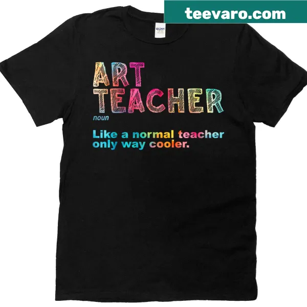 Art teacher design T-shirt with a meaningful message about creativity