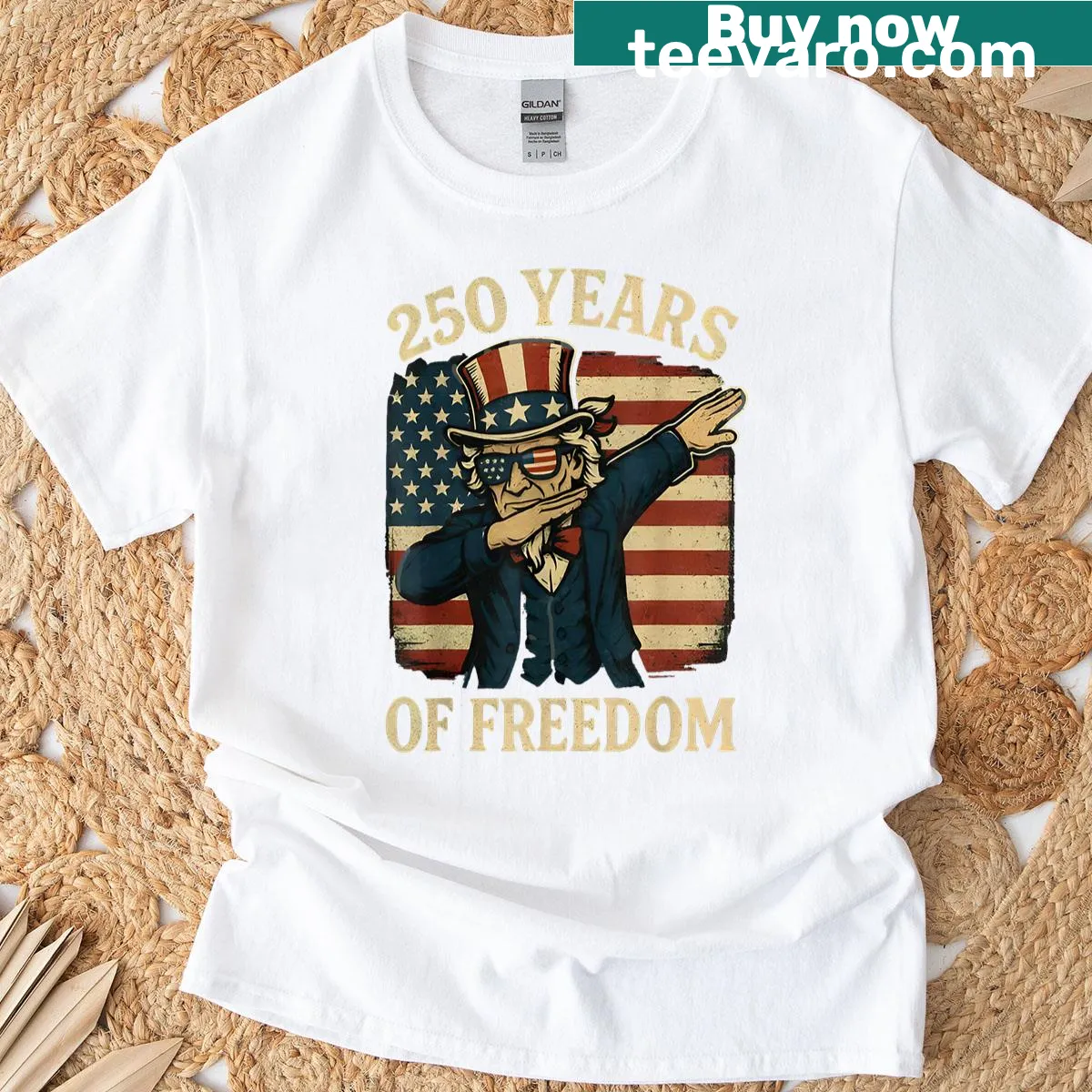 Vintage-style Christian t-shirt with heartfelt message — on a men's t-shirt