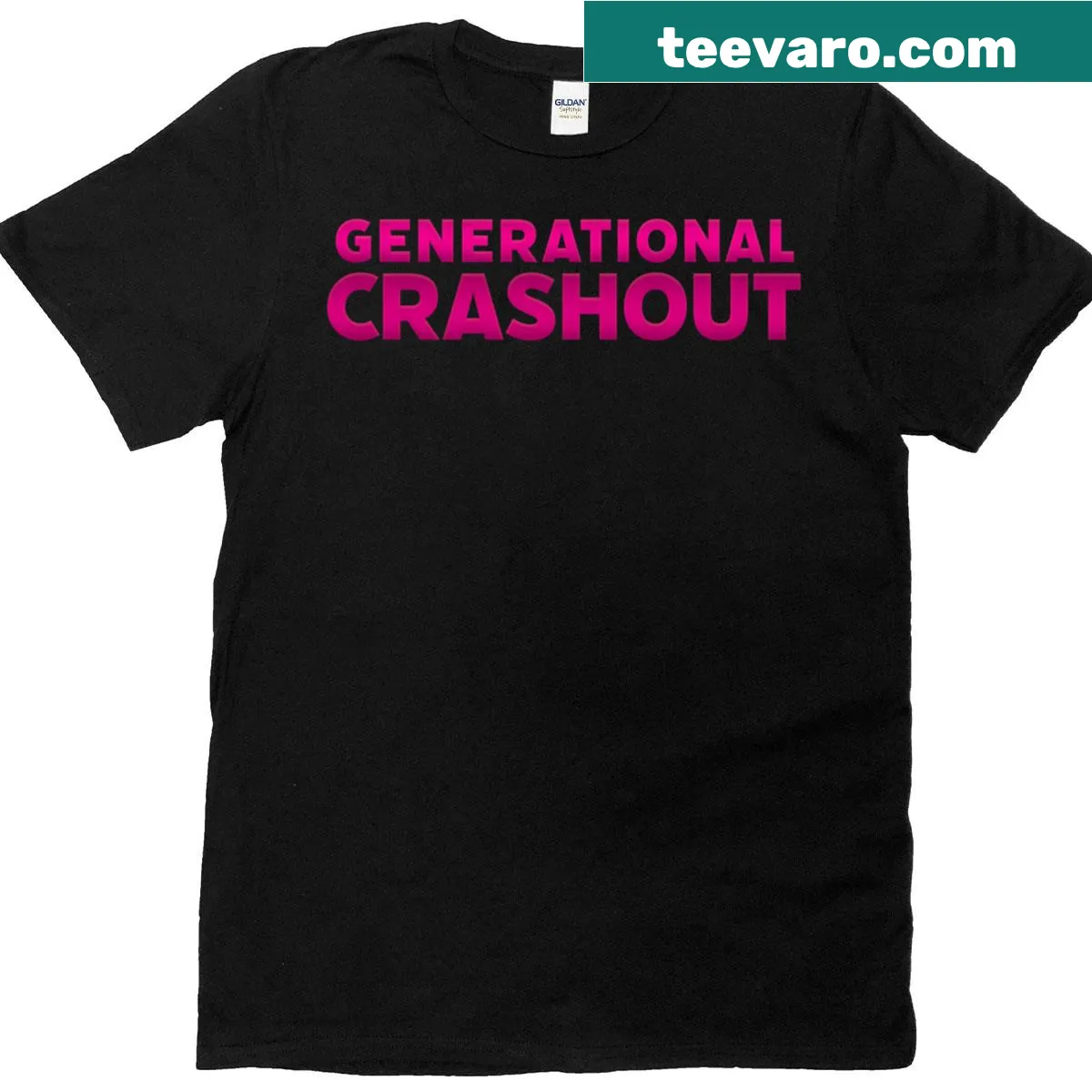 Graphic t-shirt featuring bold generational art — on a men's t-shirt