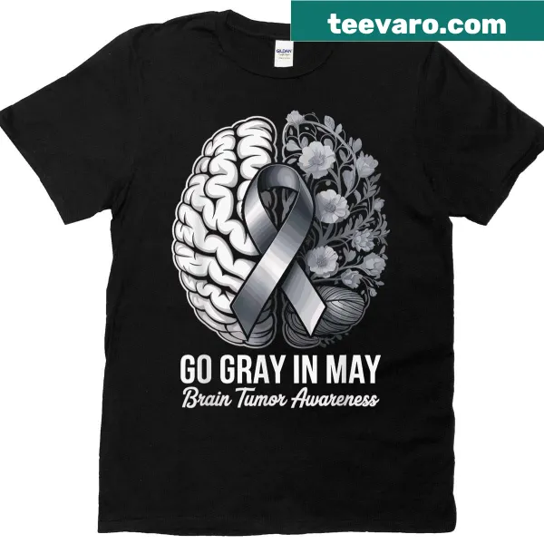 Awareness T-shirt for brain tumor support, designed for neurosurgeons.