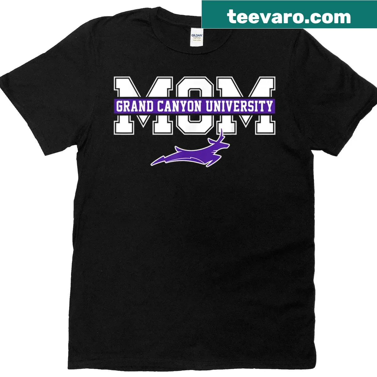 Vintage-style Grand Canyon design t-shirt for moms with arch graphic — on a men's t-shirt