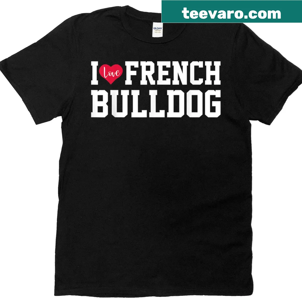 T-shirt for French Bulldog lovers with a sentimental message — on a men's t-shirt
