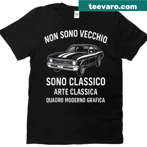 Vintage graphic t-shirt with retro car design