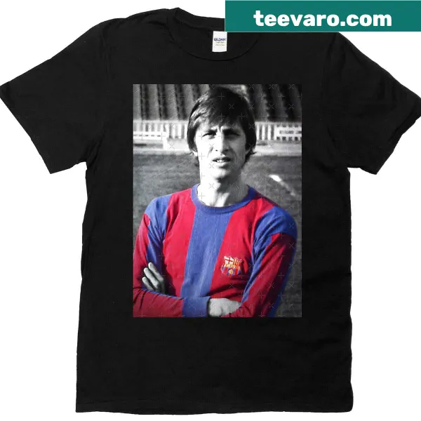 Oversized Johan Cruyf tribute graphic T-shirt