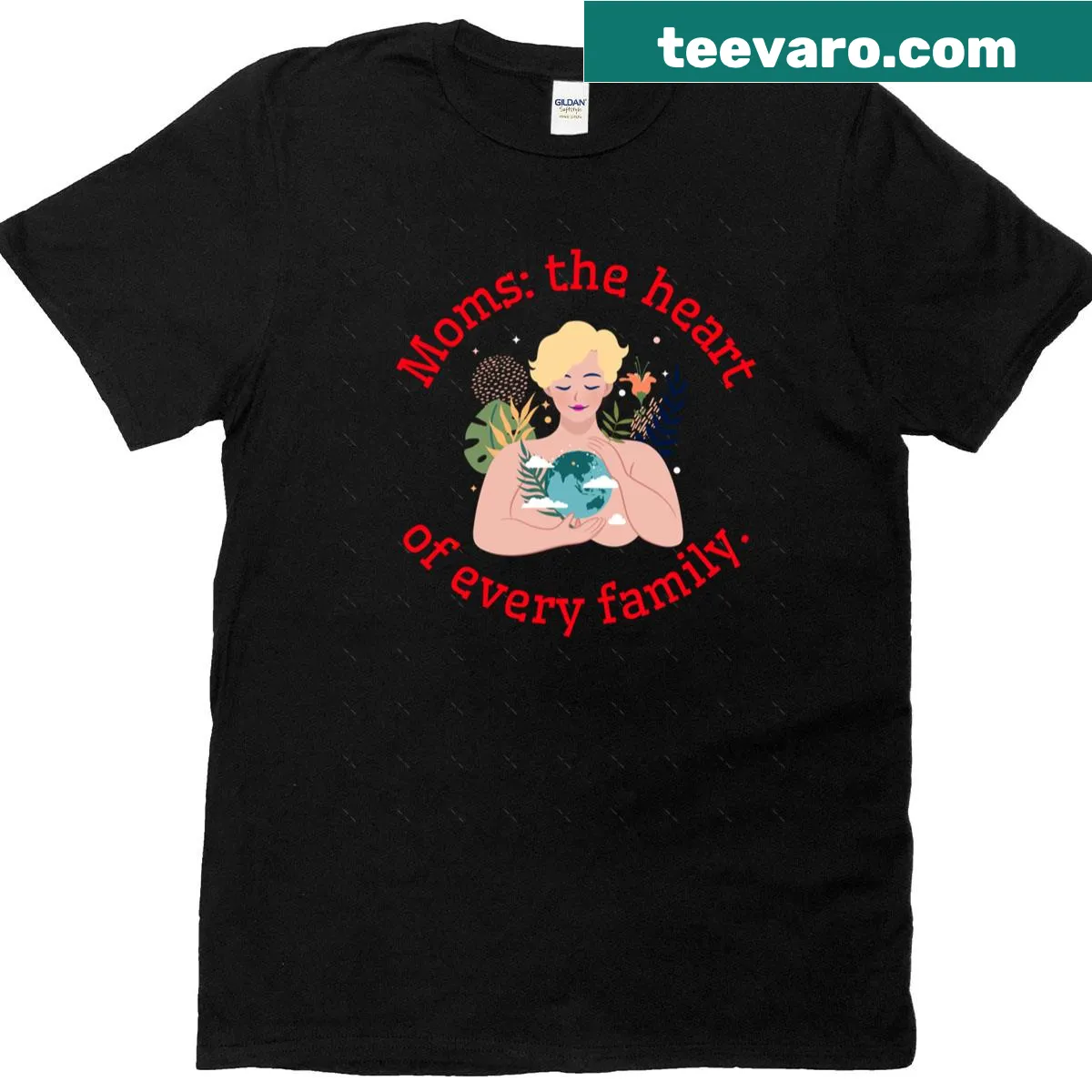 Sentimental typography on an oversized T-shirt for moms — on a men's t-shirt
