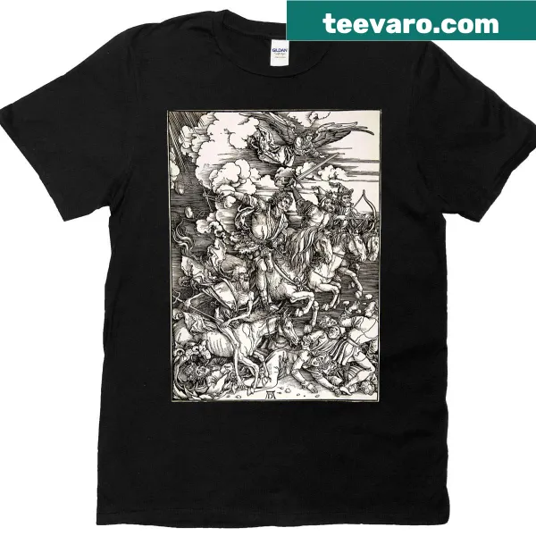 Gothic occult art design on a premium T-shirt
