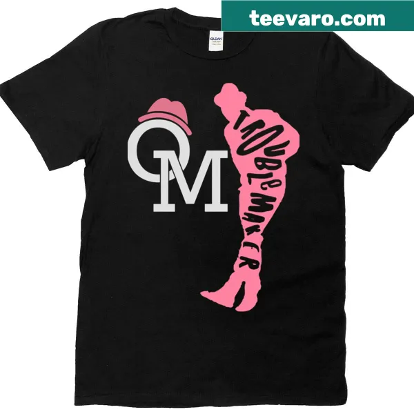 Illustrated T-shirt inspired by Olly Murs' Trouble Maker