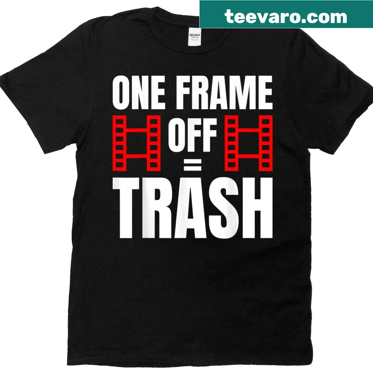 Funny T-shirt for filmmakers featuring a humorous editing phrase — on a men's t-shirt