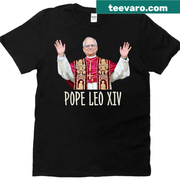 Vintage Pope Leo XIV t-shirt honoring Robert Francis Prevost