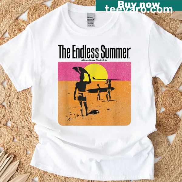 Vintage surf T-shirt inspired by the Endless Summer movie