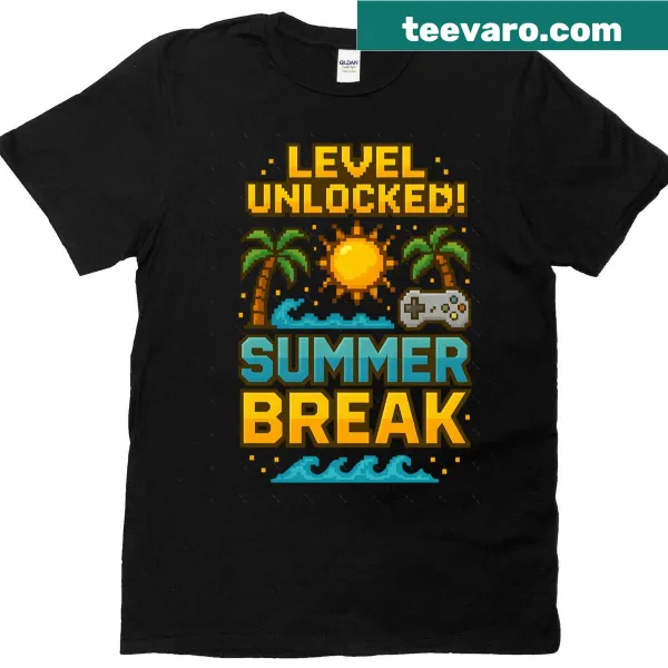 Oversized T-shirt celebrating summer break