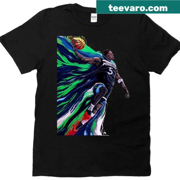 Bold typography featuring Ant Edwards on an oversized tee.