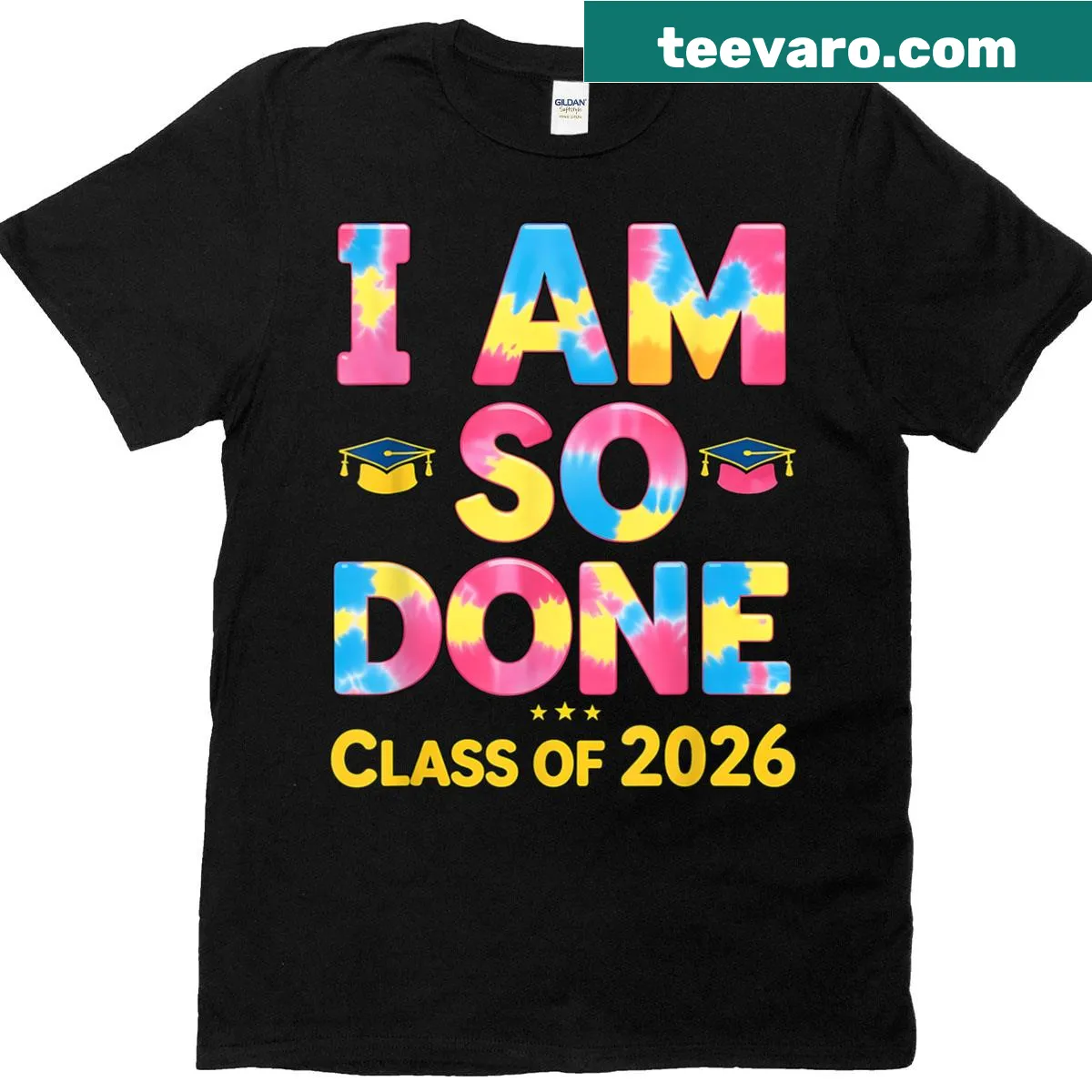 I Am So Done Graduation T-shirt for Class of 2025 — on a men's t-shirt