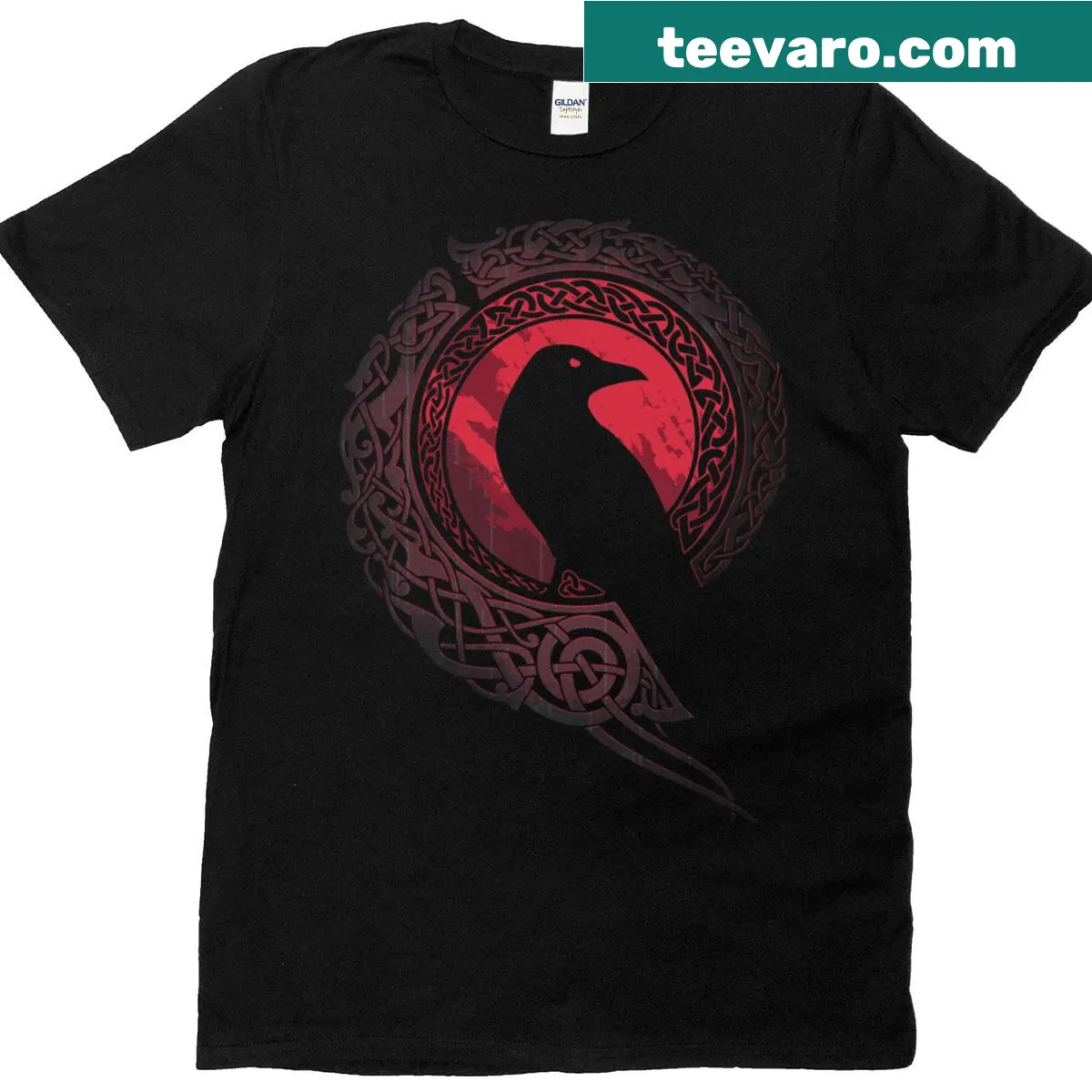 Hand-lettered Edda themed graphic t-shirt — on a men's t-shirt