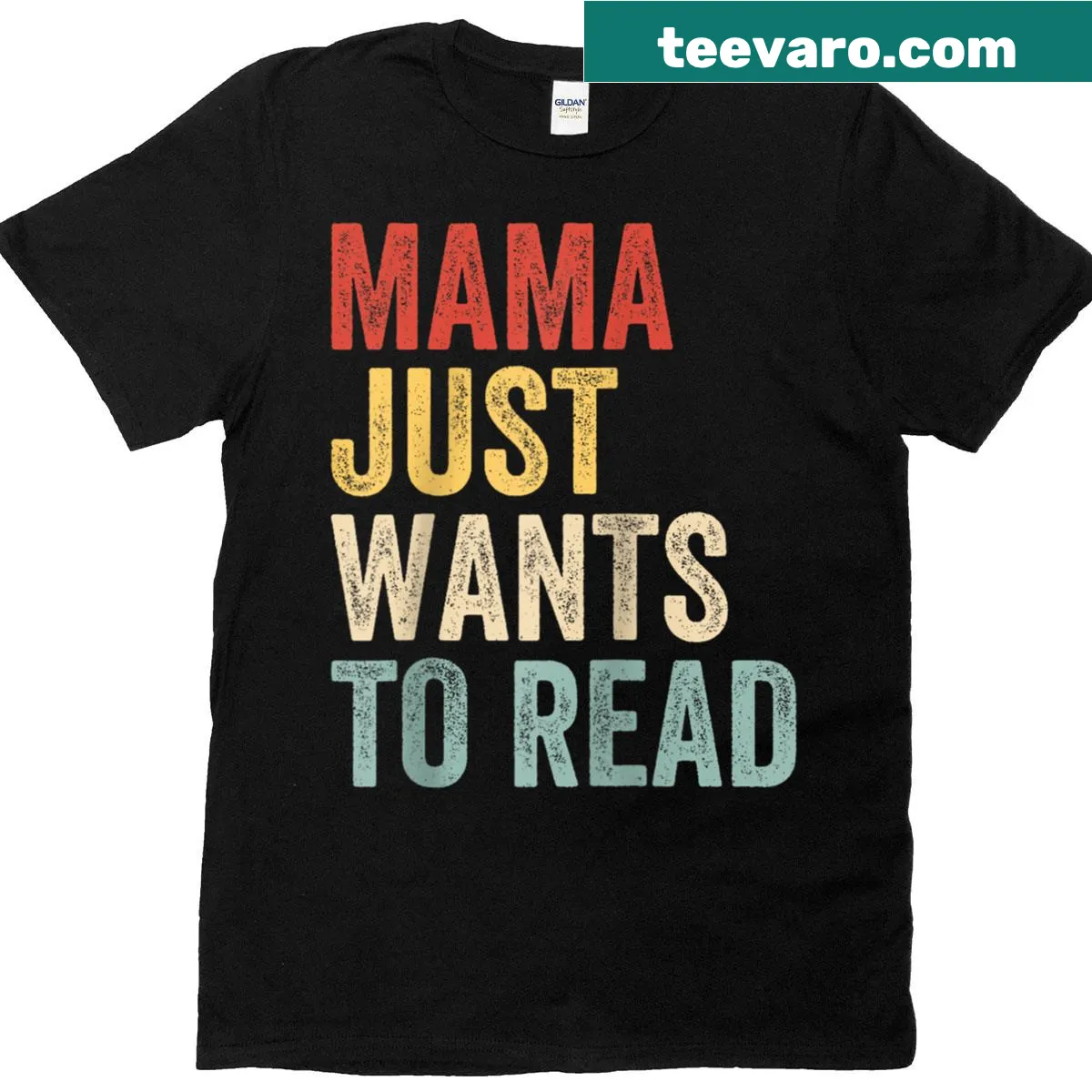 Funny mom t-shirt emphasizing love for reading — on a men's t-shirt