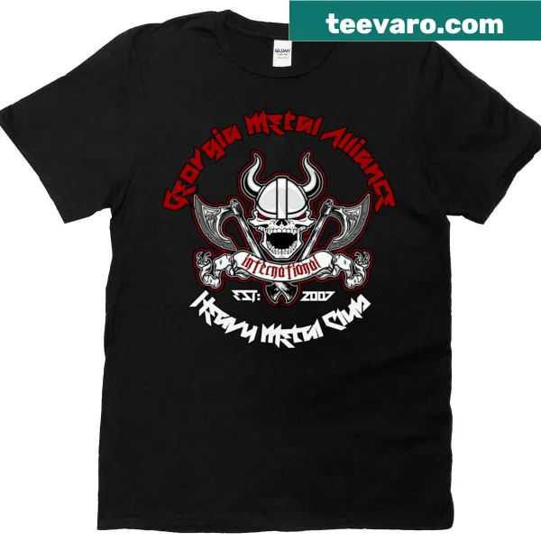 Georgia Metal Alliance T-shirt with bold logo design