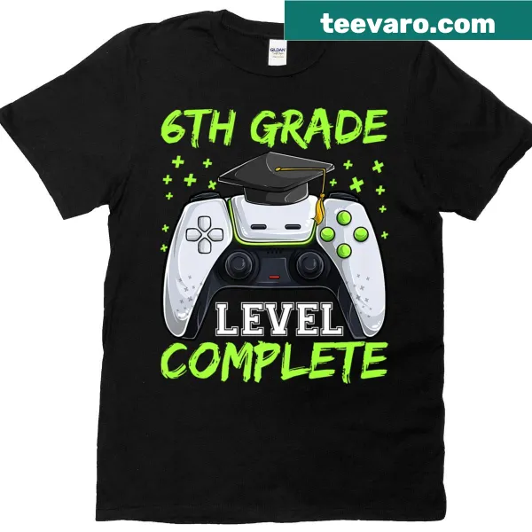 T-shirt celebrating 6th grade graduation for boys