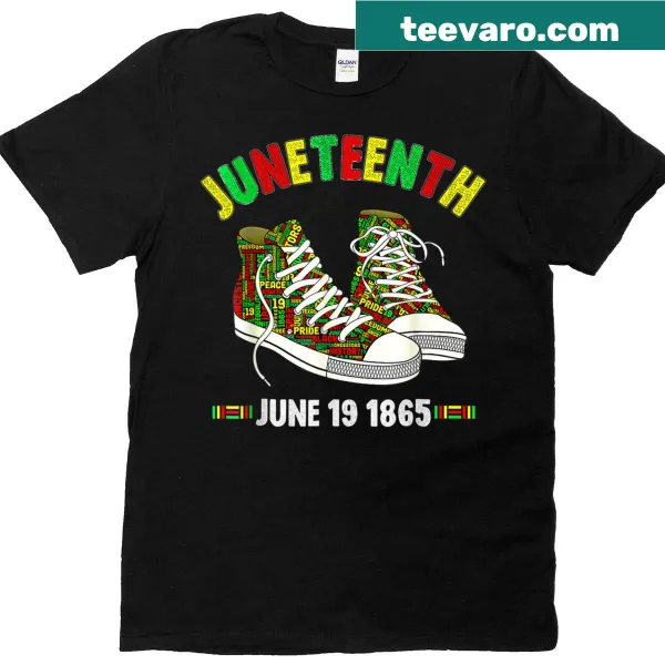 T-shirt with the date June 19, 1865, celebrating Black independence