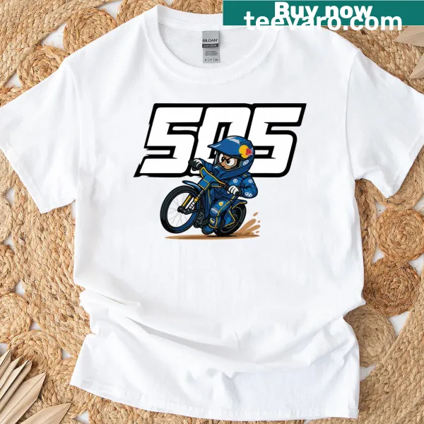 Little Champ Racer 505 text design for racing enthusiasts