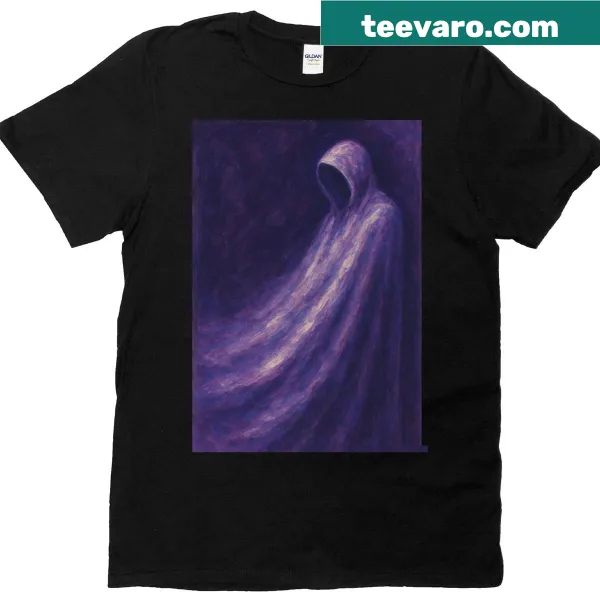 Illustrated oversized T-shirt featuring a dreamlike fantasy design