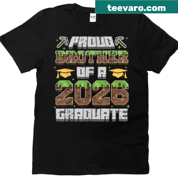 Bold text design for proud brother of a 2026 graduate