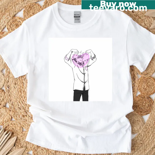 Satoru Gojo Heart t-shirt featuring character graphic