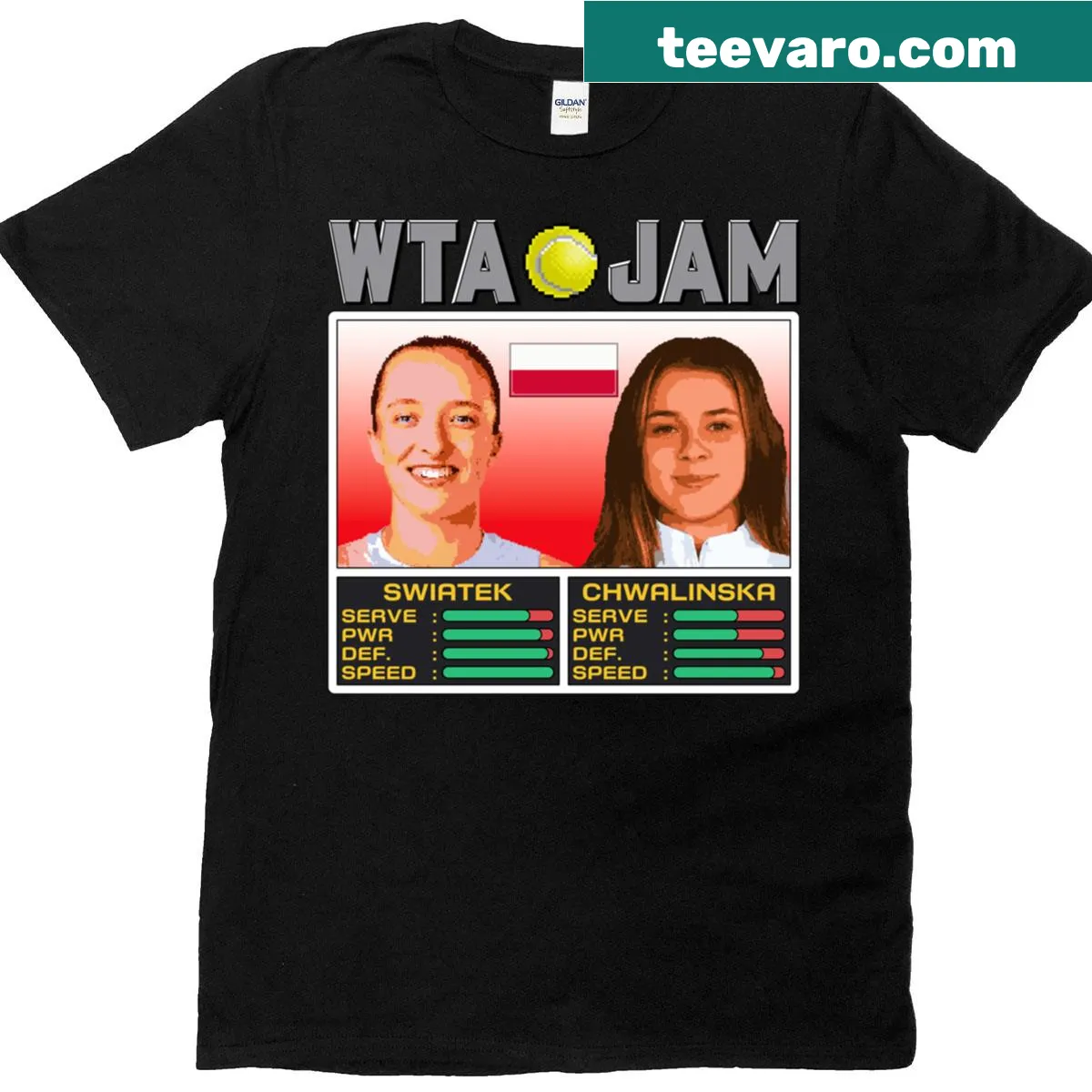 T-shirt celebrating the artistry of Swiatek Chwalinska — on a men's t-shirt