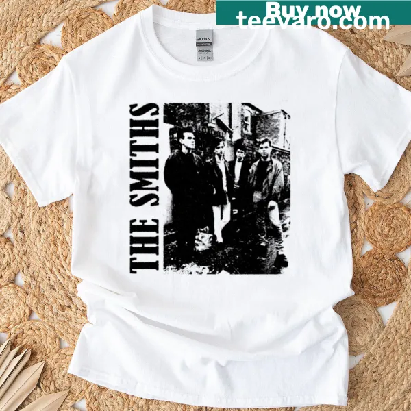 Smiths Band logo on a vintage-inspired T-shirt